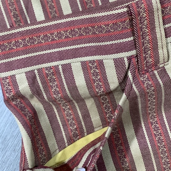 Levi’s Dead Stock NWT Permanent Press 1970’s Stripe Flare Dress Slacks Made USA - Picture 7 of 11